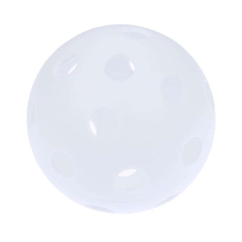 Bola de taco de floorball de 72 mm, bola de beisebol macia de plástico de pvc, bola de prática esportiva