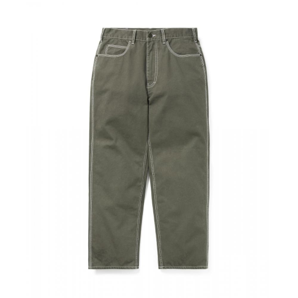 Thisisneverthat Contrast Stitch Pant Olive S