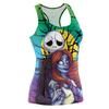 Halloween New Digital Printing Vest, Female Zombie Bride Pattern Series I-shaped Vest