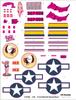 HK Models US Mitchell Glassnose Plastic Model Kit 01F008 1/48 B-25J (Molded Color)