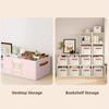 Cute Cartoon Printed Clothes Storage Box Portable Foldable Closet Organizer Bag Multi-function Wardrobe Organizer Household
