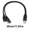 USB Male to Double USB Female Adapter Cord Wire Y Splitter Cable for Multi Device 2 in 1 Charging and Data Transfer Line