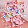 Children's Makeup Toy Set: Nail Polish, Lipstick, and Girl's Cosmetics Box - Perfect Birthday Gift