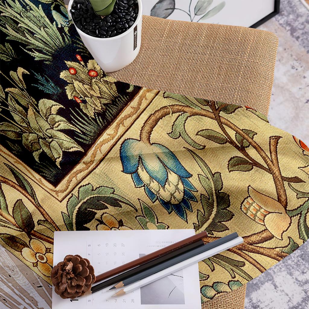 Vintage Peacock 3D-utskrift vindusgardiner, stanglomme, soverom, stue, kjøkkeninnredning, kan tilpasses, 2 stk.