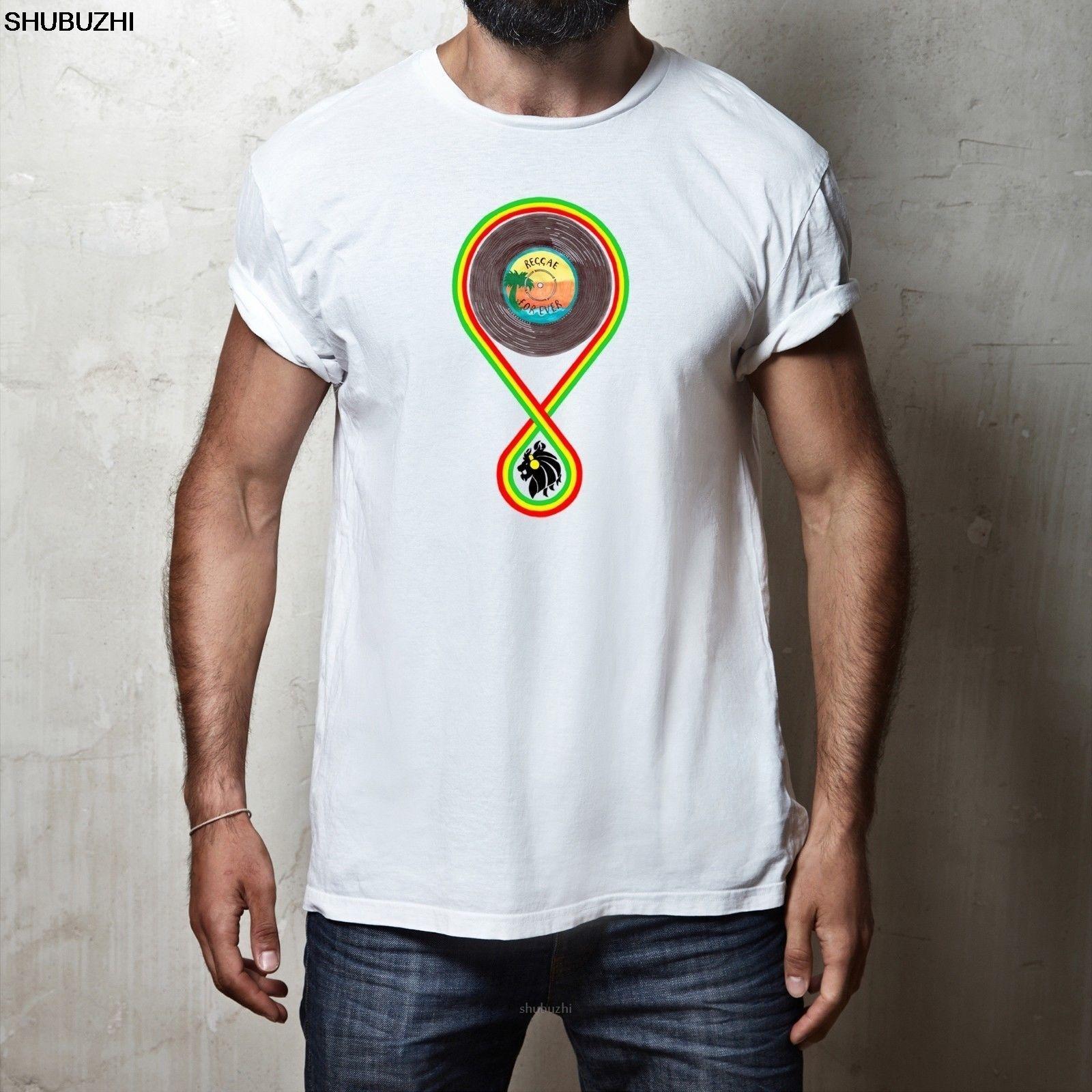 

Retro Reggae Music Forever Jamaica Dub Mens Rasta shubuzhi Brand New Fashion Man Cotton Clothing O Neck Tops T Shirt sbz8363 4XL