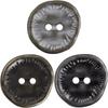 5pcs Irregular 2 Hole Metal Button Silver Gold Copper Leather Clothing Sewing Accessories Suit Coat Jacket