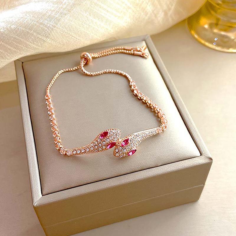 

Серпантинный выдвижной браслет для женского запястья Минималистичные украшения Ювелирные изделия