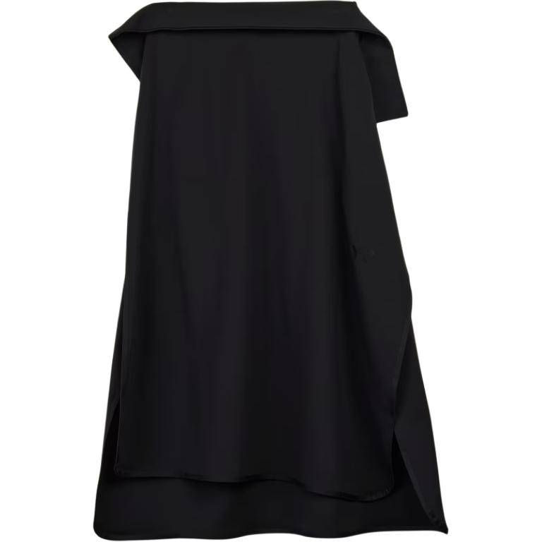 

Y-3 Track Skirt Solid Color Mid-Rise Long Casual Skirt Women skirts Black JD9788 S