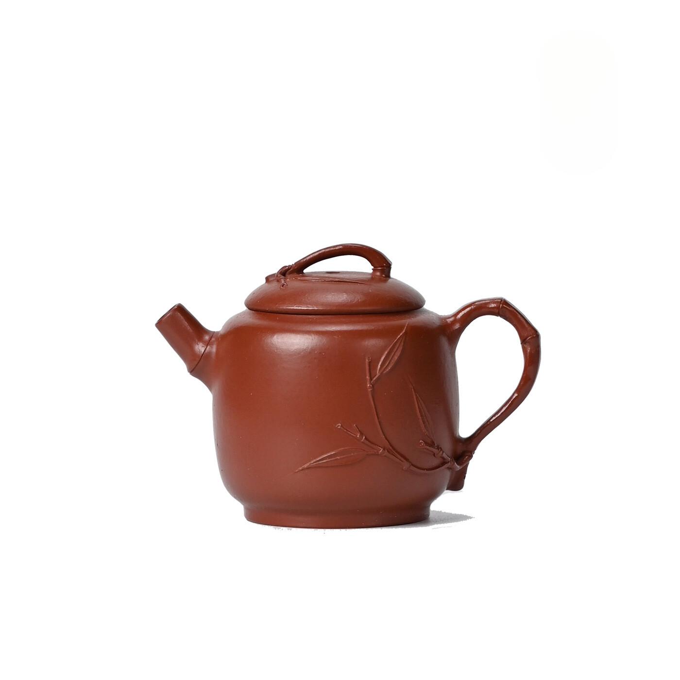

85ml Vintage Yixing Purple Clay Teapots Handmade Bamboo Leaf Pot Raw Ore Dahongpao Mud Kettle Zisha Tea Set Gift Collection