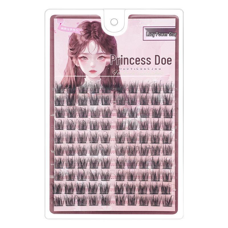 

3D Пушистые Кошачьи Ушки Накладные Ресницы: Ленивые кудряшки, собранные в кластеры, с норковыми слоями для большого объема