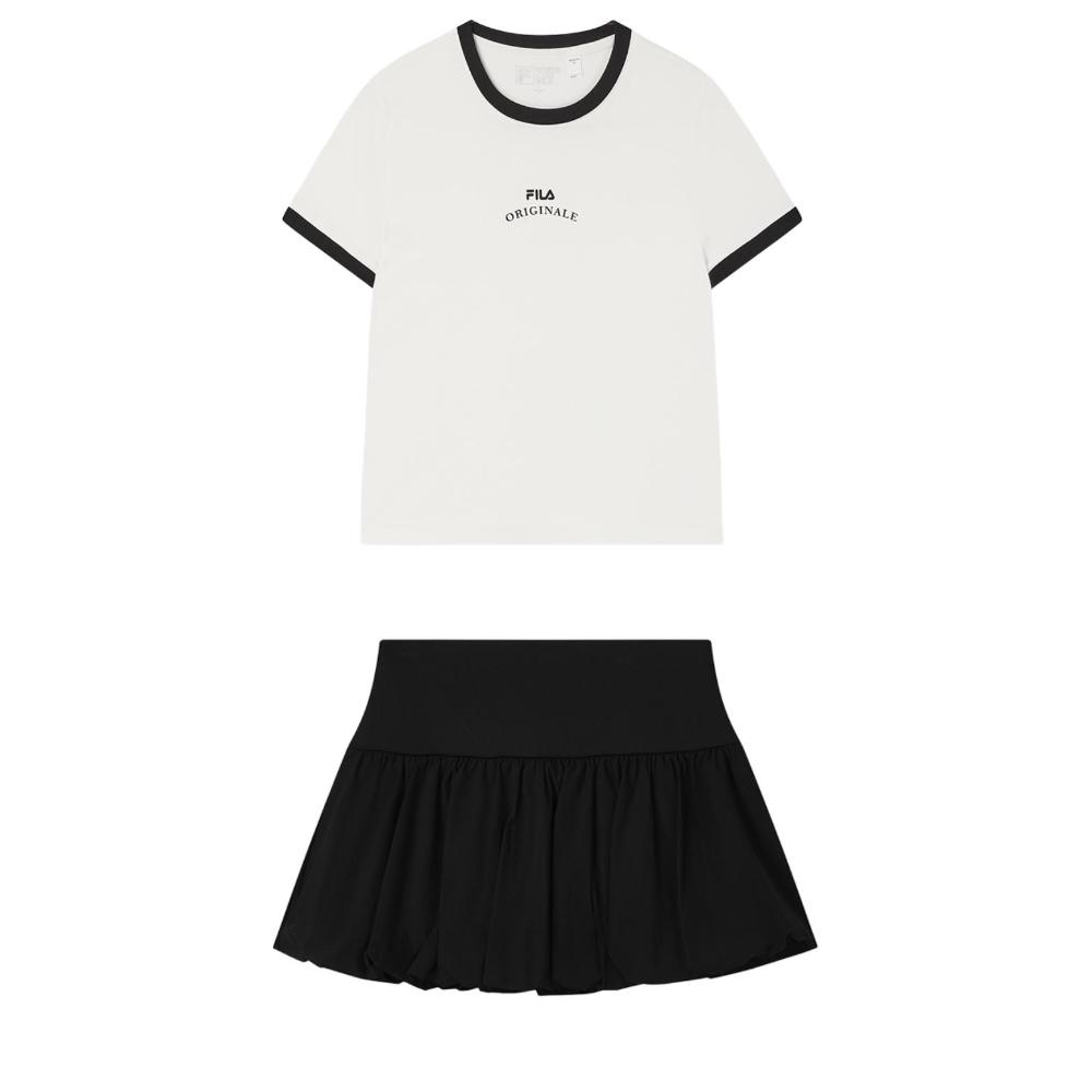 New FILA ORIGINALEBIELLA Skirt Set Women's F11W529112F+F51W529304F