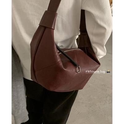 Autumn and Winter Simple Ancient Dumpling Bag Women's 2025 New Fashion Korean Version Underarm Bag Casual Large-capacity Crossbody Bag