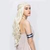 HAIRJOY  Synthetic Hair  Women Blonde Cosplay Wig  Long Curly Braided Costume Wigs Queen Wig
