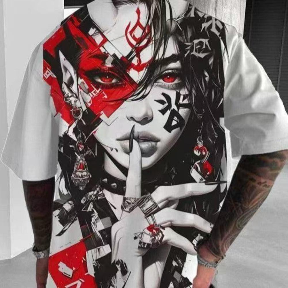 

Summer Cartoon Character 3D Print T-Shirts Men Women Casual Short Sleeve T Shirt Harajuku Tops Streetwear Tees Man Clothing XS