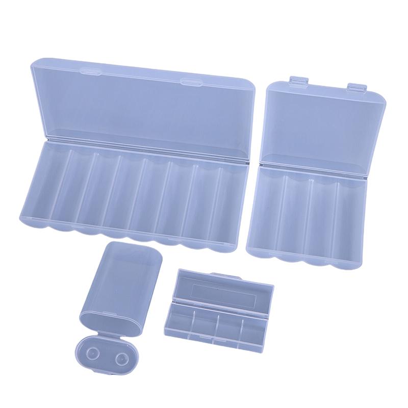 1/3Pcs 1 Section/2 Section/4 Section/8 Section 21700 Battery Anti Fall Protection Box 21700 Battery Pp Plastic Storage Box