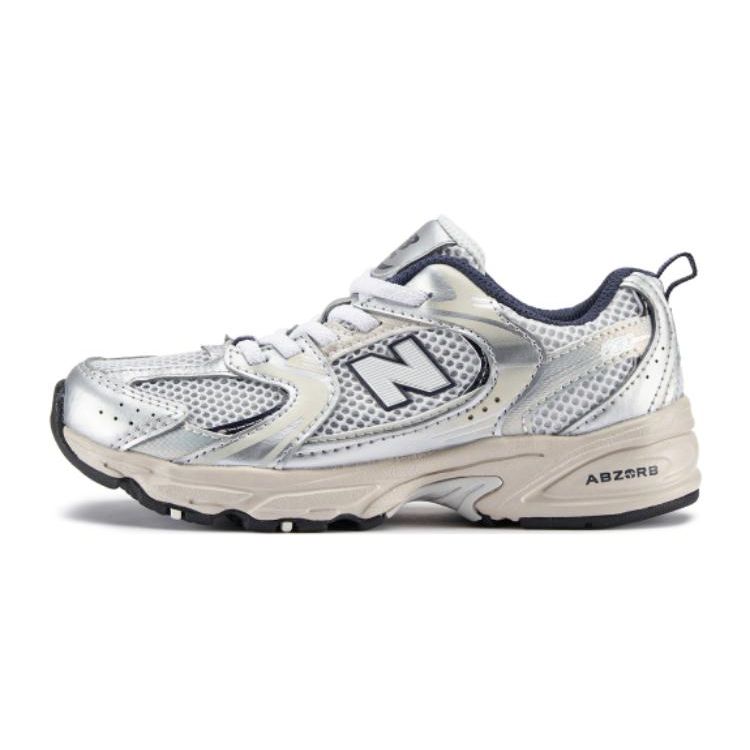 New Balance 530 Bungee Little Kid Summer Fog Navy Kids Sneakers Grey Nimbus-Cloud PZ530KA