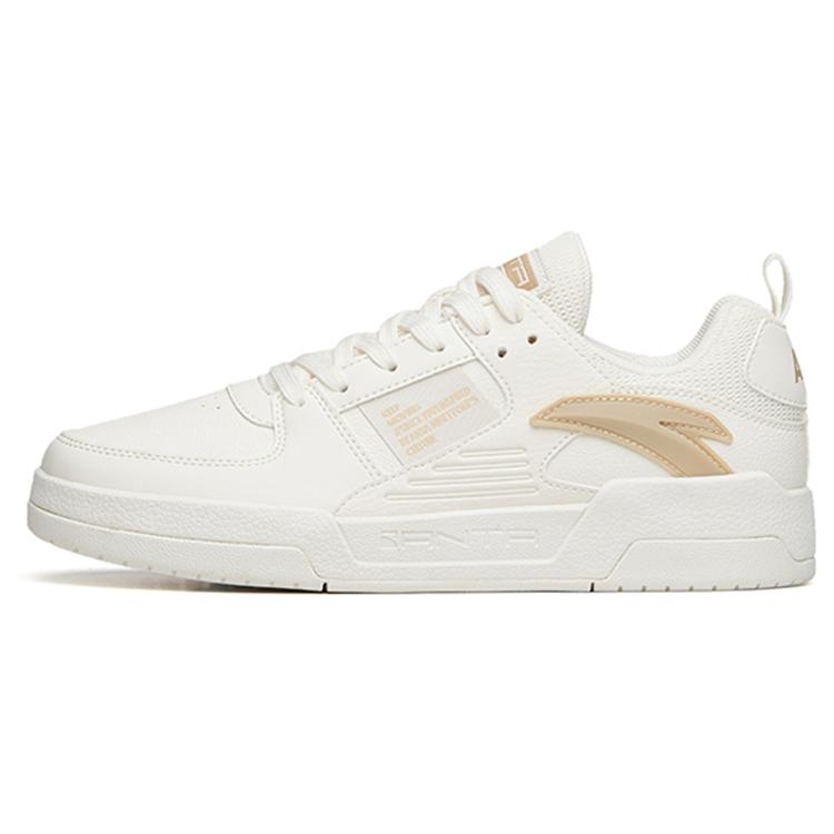 

Новая коллекция Anta Life Низкие кеды для скейтборда Женские Белые Коричневые 922138005-3 35.5