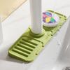 Household Silicone Sink Drain Rack Faucet Splash Proof Drain Rack Water Collecting Pad Sponge Rag Steel Wool Gadget Storage Box