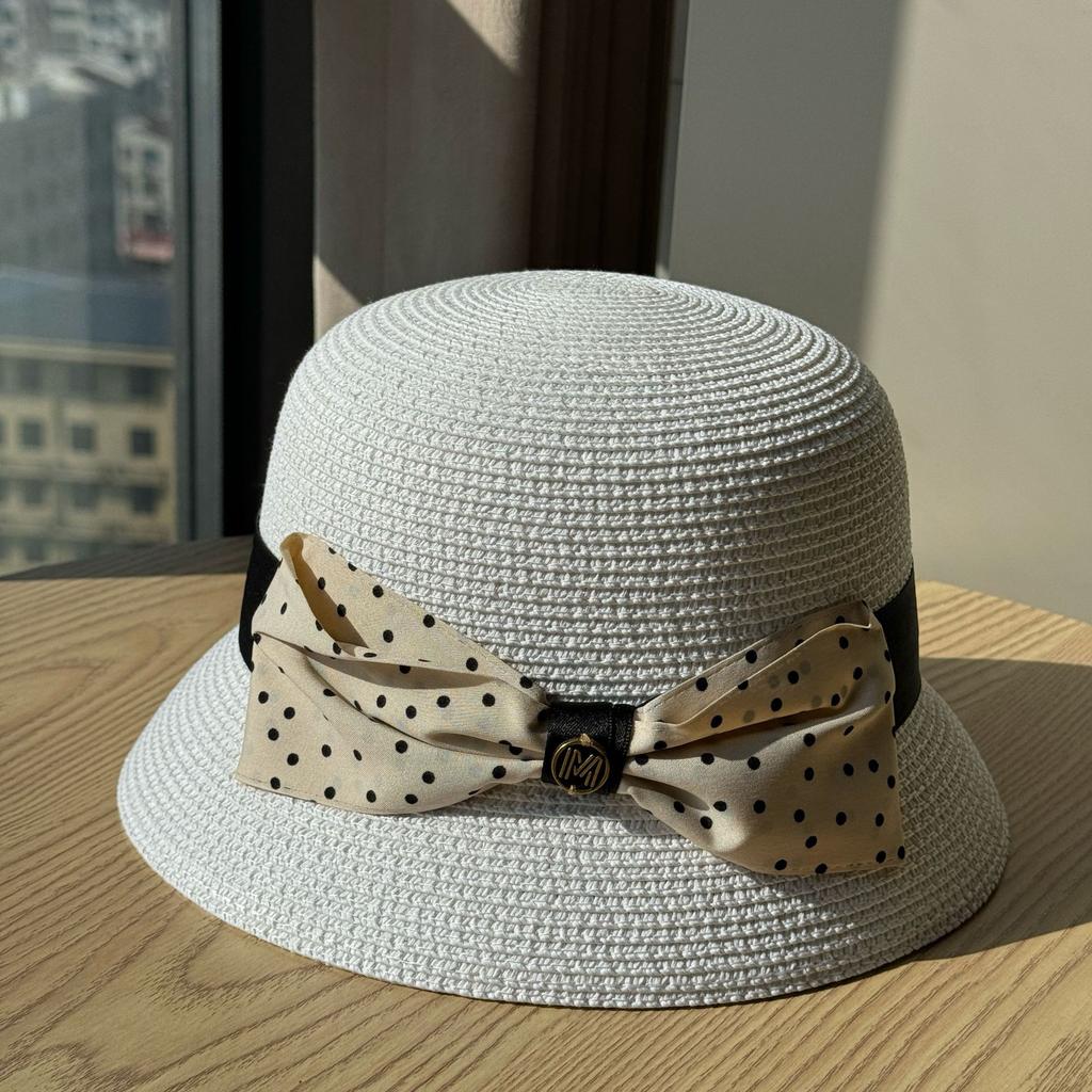 New Summer Sunshade Straw Hat Women's Sunscreen Hat Travel Beach Hat Bucket Hat Outdoor Basin Hat