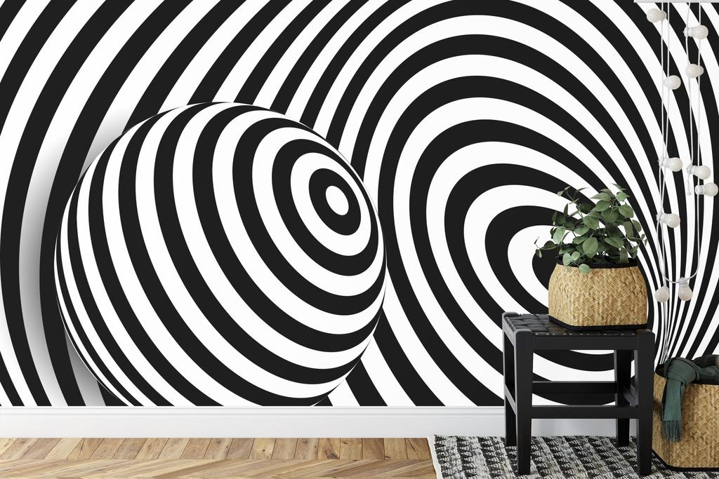 Photomural Ball 3D Structural Vinyl 90x60
