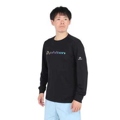 Long Sleeve Lame Grade Black Gold 3124JG62900 X T-shirt (Black Gold/L/Men's, Lady's)