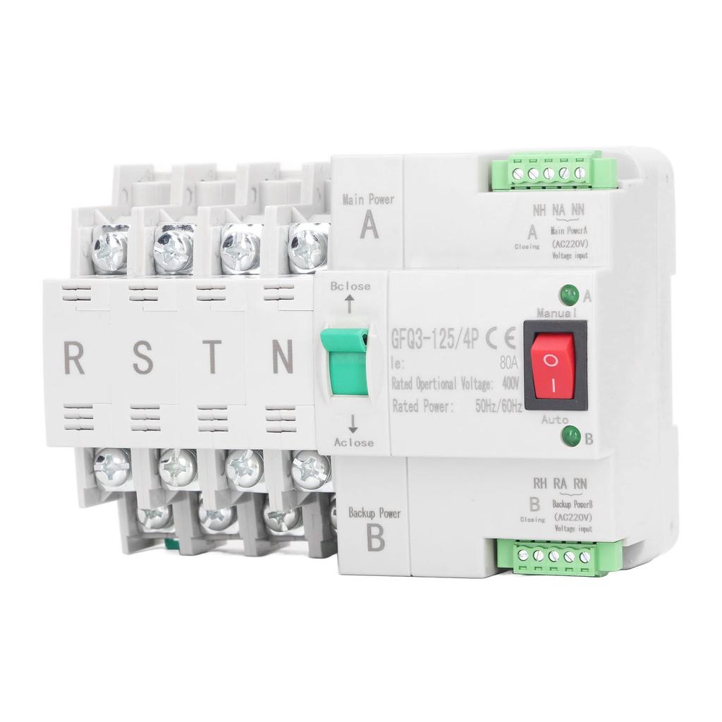 Comutator de transfer automat de putere dublă 4P milisecunde Comutare rapidă Controller de sincronizare Din șină Instal