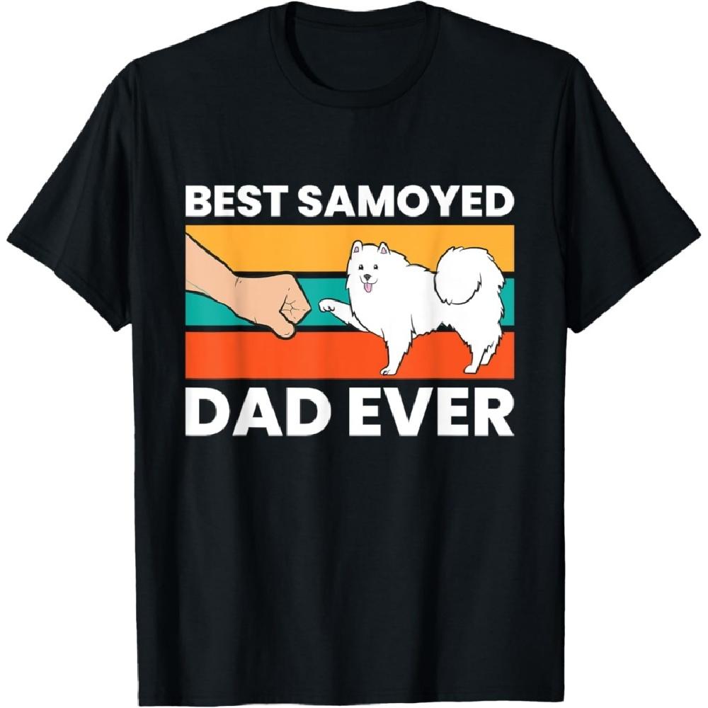 

Best Samoyed Dad Ever Cute Samoyed T-Shirt XXXXXL чёрный