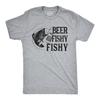 Herren Bier Fischig Fischig T-Shirt Lustig Angeln Trinken Lustiger Spruch Neuheit