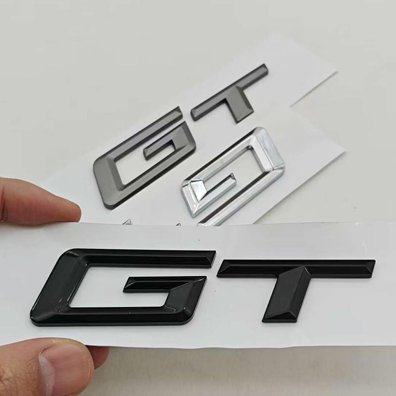 New 3D ABS Car Styling Logo GT Rear Trunk Badge Sticker Decals For BMW 3 5 6 GT Series F34 G32 Auto Tail Accessories