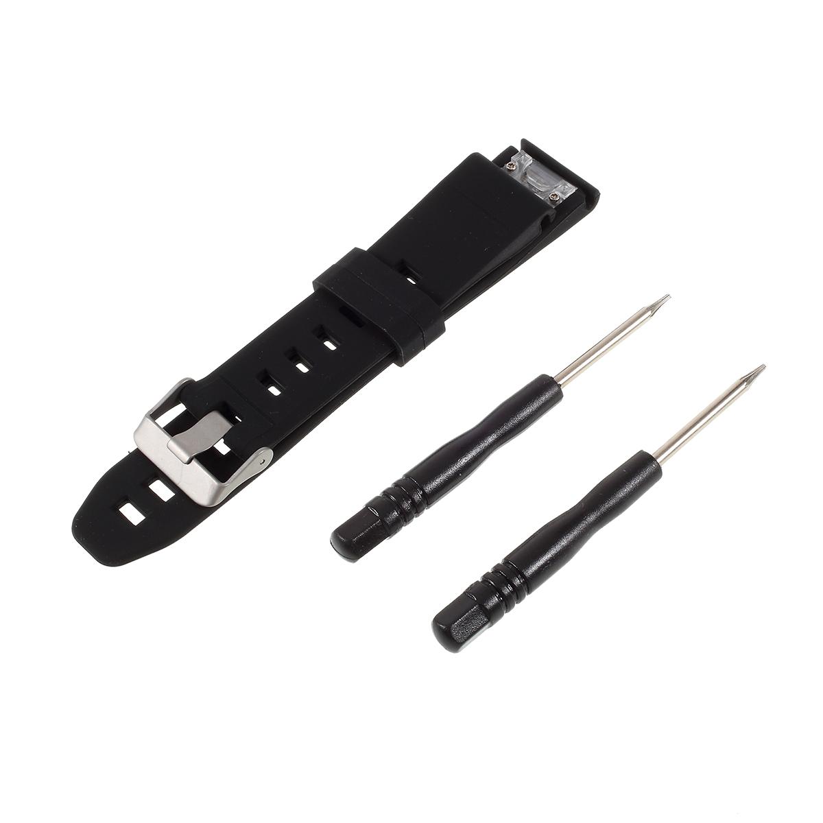 

22 мм М який Текстурований Силіконовий Ремінець для Годинника для Garmin Fenix 5/5 Plus/Forerunner 935, Регульований Ремінець для Годинника зі Срібною Пряжкою Blue