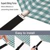 Bed Sheet Holder Straps, Upgrade Non Slip Sheet Clips, Fitted Sheet Holders for Corners, Easy tall Adjustable Elastic Firm Tight Accessories,