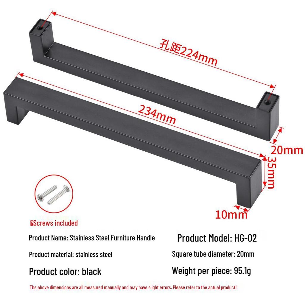 Modern Simple Stainless Steel Kitchen Cabinet & Wardrobe Handle for Doors and Drawers
