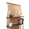 Macrame Hanging Shelves, Brown