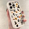 Luxus Glückliches Halloween Geist Weiche Handyhülle Für IPhone 16 Pro Max 14 13 12 11 15 Pro 15 16 Plus XR XS Max Anti-Fall Rückseitenhüllen