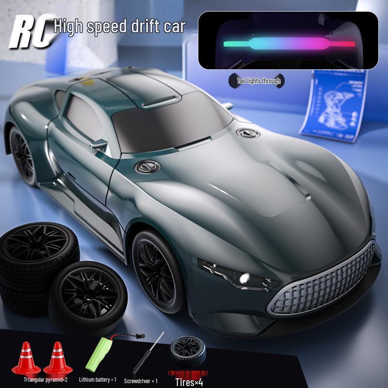 High-Speed RC Drift Sports Car: Four-Wheel Drive Toy for Boys & Kids