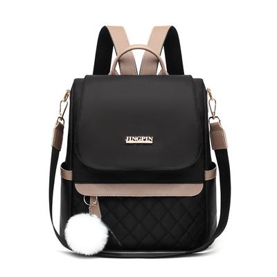 Zaino da viaggio antifurto per donna Mochila Borsa per la spesa in tinta unita Borse da scuola per adolescenti Mujer Bookbag Bolsas Femenina