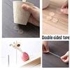 420 PCS Clear Removable Art Adhesive Putty Sticky Tacky Poster Putty, Round Transparent Double-Sided Adhesive Dot Tape DIY Mounting Adhesive Stickers