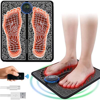 Ayak Masaj Matı EMS Ayak Pedi Ayak Rahatlama Pedleri USB Şarjlı Titreşimli Masaj Minderi Ağrıyan Ayakları Rahatlatmak için Ev Fitness