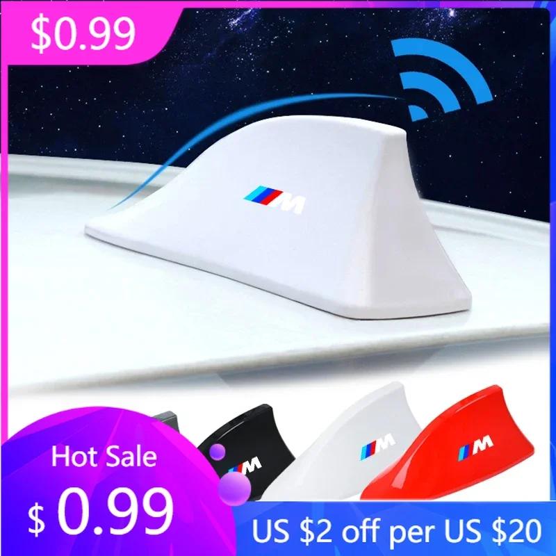 New For BMW M Performance F20 F40 F22 F30 E90 F32 F06 F07 F46 E60 M5 Car Top Signal Aerials Shark Fin Antenna Decoration Ac