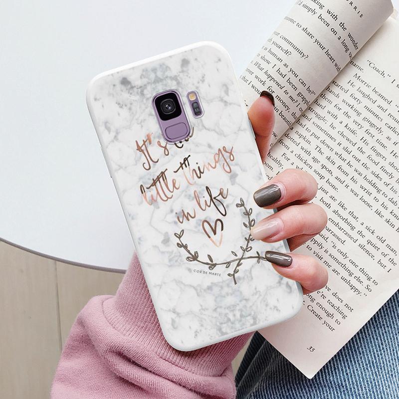 Color Luxury Marble Case For Samsung Galaxy S9 S 9 Plus Fundas Soft Silicone Protection Back Cover For Samsung S9 Shockproof Bag