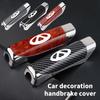 Car Logo Handbrake Protector Cover Handbrakes Grip Hand Lever Anti-slip Covers For Chery QQ Arrizo Fulwin QQ Tiggo Amulet M11