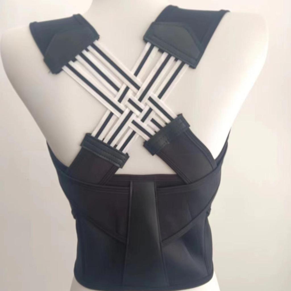 Adult Open Shoulder Posture Corrector: Breathable Back Support and Shaping Strap