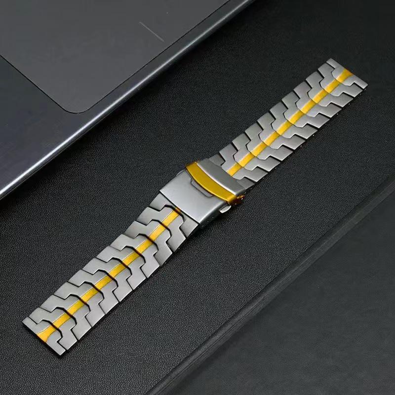 Stainless Steel Buckle Strap for Huawei iWatch - Iron Man Design