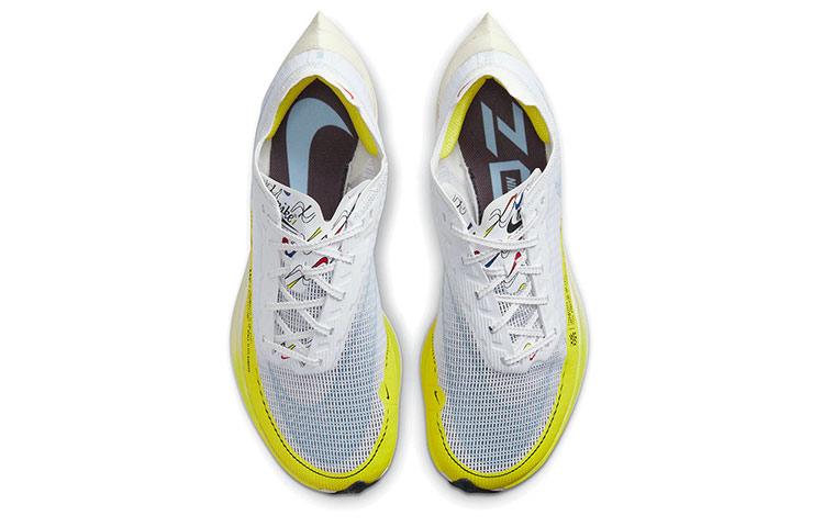 Nike ZoomX Vaporfly Next% 2 White Yellow Strike Women's DM9056-100