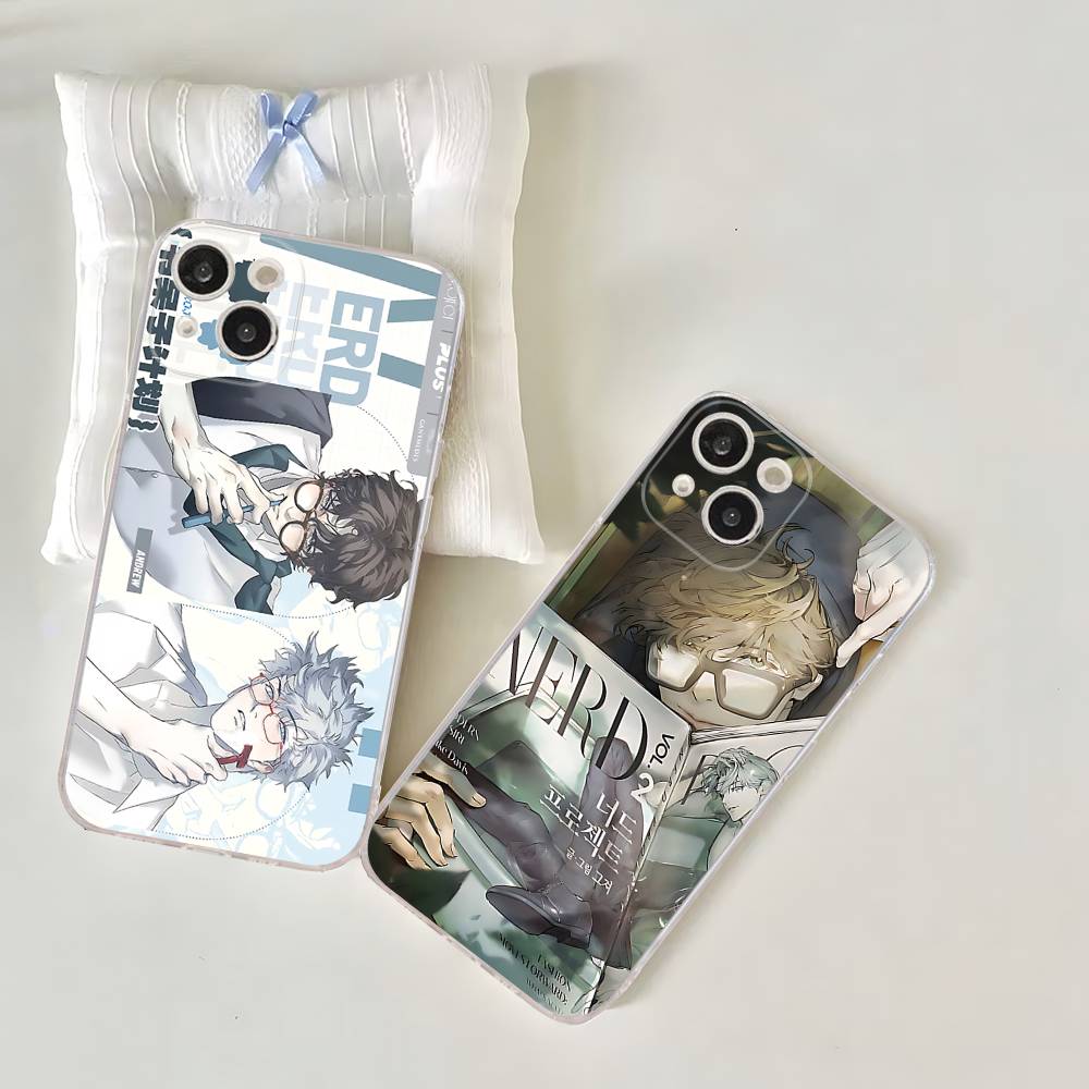 Nerd Project Bl Anime Shockproof Silicone Clear Case For IPhone 17 16 15 14 13 12 11 Mini Pro Max Plus Cover