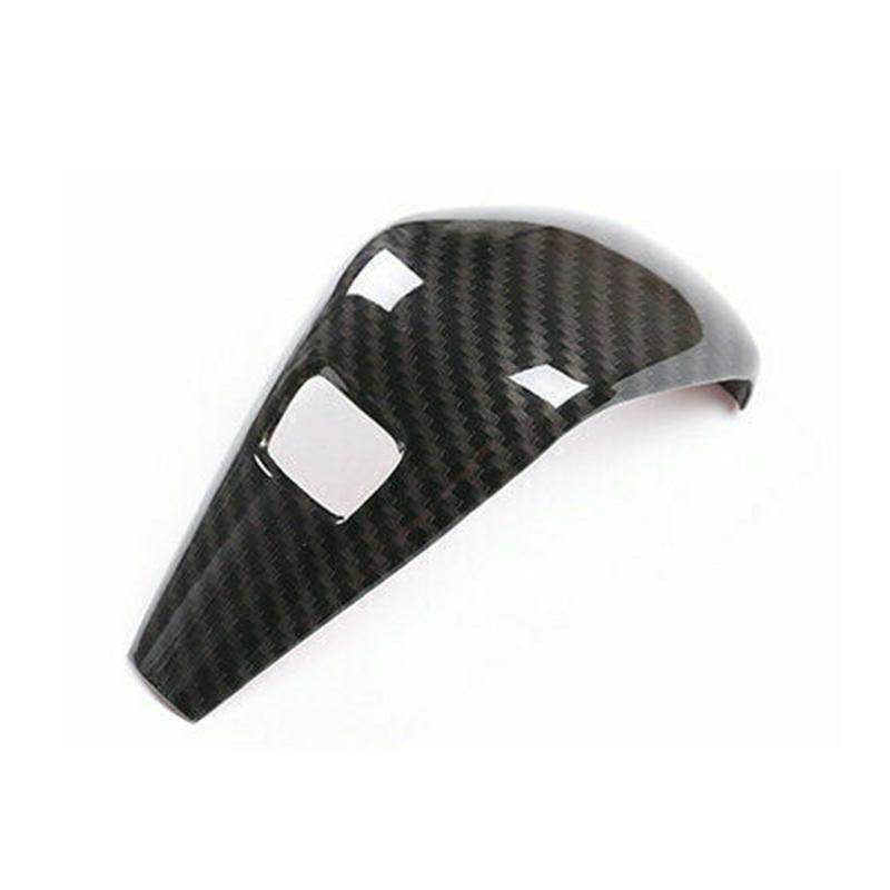 Carbon Fiber Look Gear Shift Knob Cover Trim Interior Shifter Head Decoration Frame Styling Stickers for BMW 3 Series G20 G28 2020-2023
