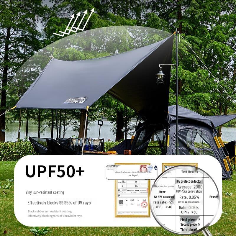 Automatic 2-in-1 Blackout Camping Tarp Tent