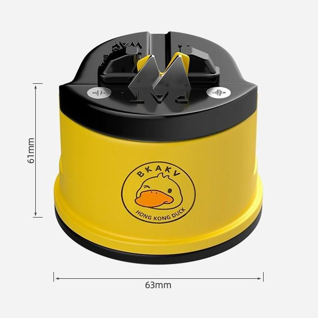 

Маленькая желтая уточка автоматическая точилка для ножей и ножниц с присоской