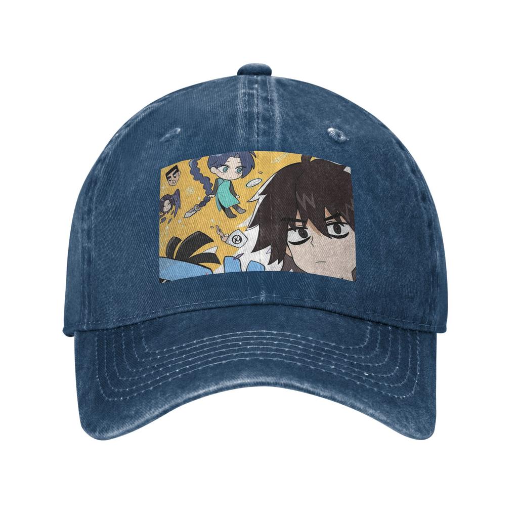 Scissor Seven Action Manga Cartoon Baseball Caps Fashion Denim Hats Outdoor Adjustable Casquette Sports Baseball Cowboy Hat