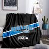 Basketball Orlando Logo Blanket Lightweight Flannel Bedding Blanket Perfect for Travel, Camping, Living Rooms, Offices, Sofas, Fan Christmas Gift